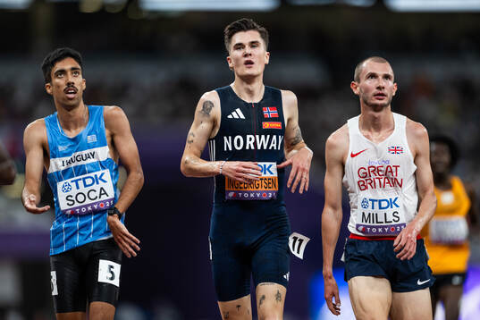 Valentin Soca of Uruguay, Jakob Asserson Ingebrigtsen of