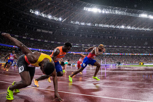 Noah Lyles of USA