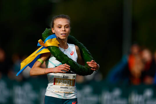 Elsa Sundqvist Uppsala vinnaren med nytt banrekord i