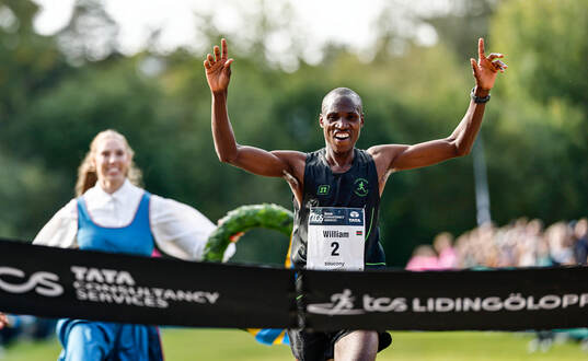Vinnare Lidingöloppet Män 30 km William Nyarondia Morwabe