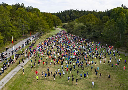 Startplatsen för 30 km