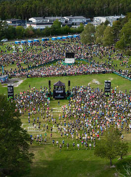 Startplatsen för 30 km