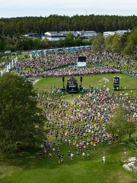 Startplatsen för 30 km