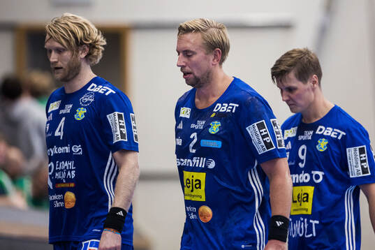 Ystad IFs Philip Stenmalm, Anton Månsson och Linus