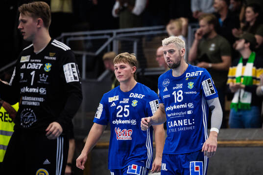 Ystad IFs Hugo Lundberg och Niclas Ekberg deppar
