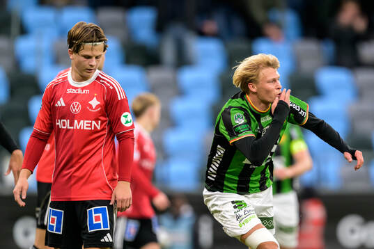 IFK Norrköpings Axel Brönner deppar och GAIS Rasmus
