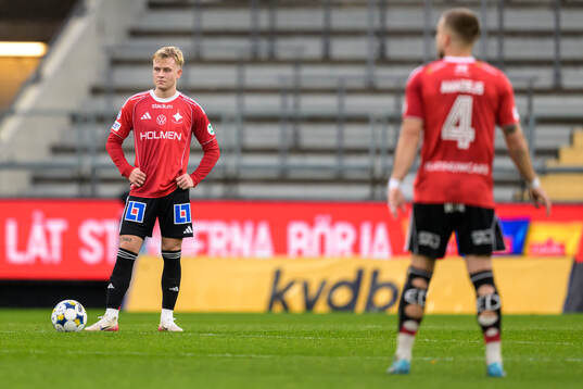 IFK Norrköpings Isak Andri Sigurgeirsson deppar