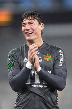 GAIS målvakt Kees Sims jublar