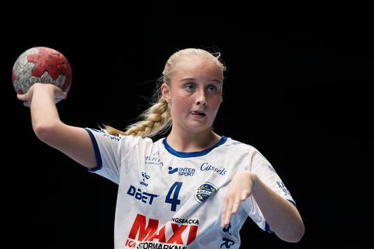 Under handbollsmatchen i Handbollsligan dam mellan Sävehof