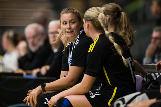 Sävehofs assisterande tränare Isabelle Gulldén