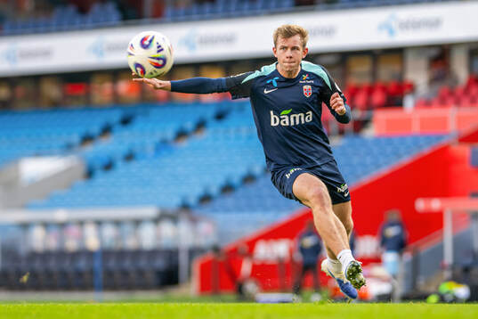 Aune Heggebø of the Norwegian national football team