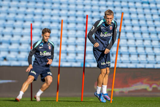 Marcus Holmgren Pedersen of the Norwegian national football