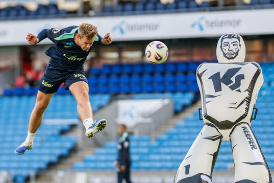 Aune Heggebø of the Norwegian national football team