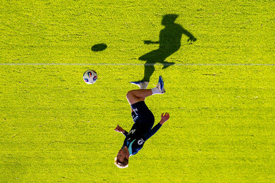 Aune Heggebø of the Norwegian national football team