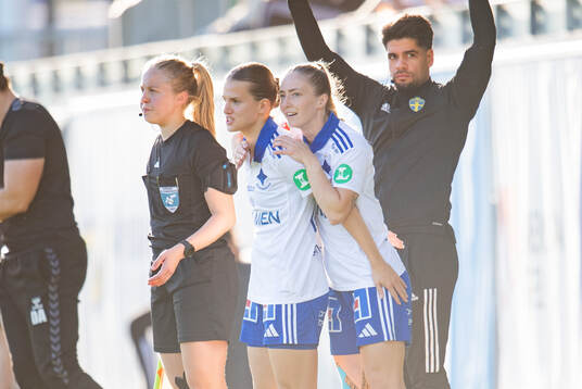 IFK Norrköping FKs Agnes Ekberg och Sabina Ravnell