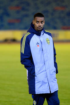 Alexander Isak of the Swedish men's national football team