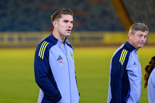 Viktor Gyökeres of the Swedish men's national football team