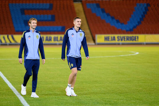 Benjamin Nygren and Gustaf Lagerbielke of the Swedish men's