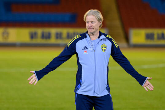 Head of delegation Stefan Pettersson of the Swedish men's