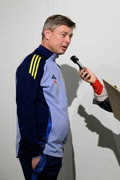 Head coach Jon Dahl Tomasson of the Swedish men's national