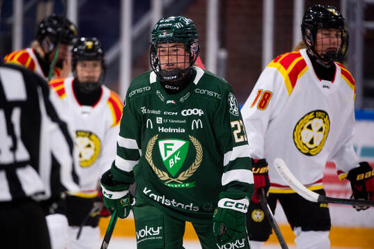 Färjestads Raeane Breton deppar