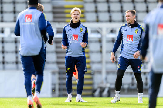 Theo Bergvall of the Swedish under-21 national football team