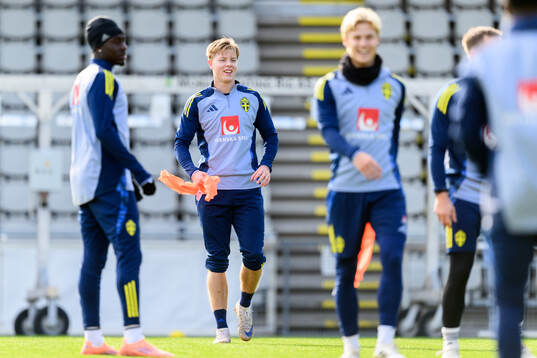 Nils Zätterström of the Swedish under-21 national