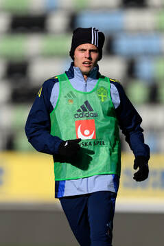 Lukas Björklund of the Swedish under-21 national football