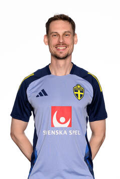 Head coach Daniel Bäckström poses for a portrait