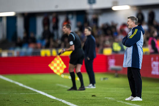 Head coach Jon Dahl Tomasson of Sweden
