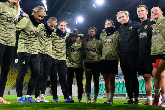 Tabby Tindell, Monica Jusu Bah, Hanna Wijk, Goalkeeper