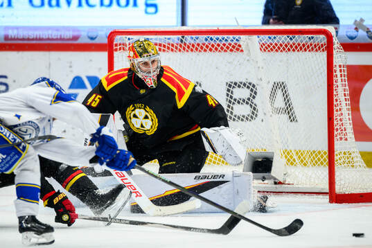Brynäs målvakt Damian Clara