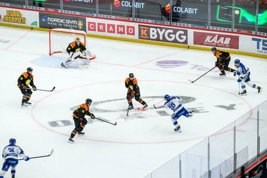 Brynäs Michal Kempny och Leksands Nolan Stevens