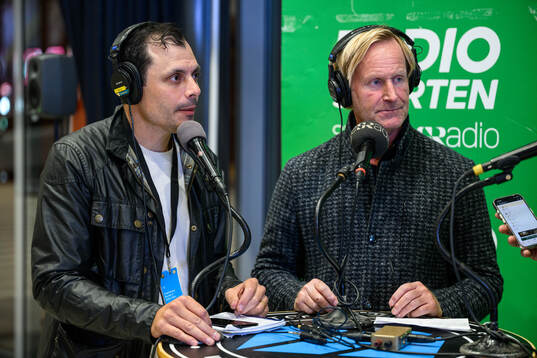 Radiosportens expert Daniel Widing och Radiosportens Magnus