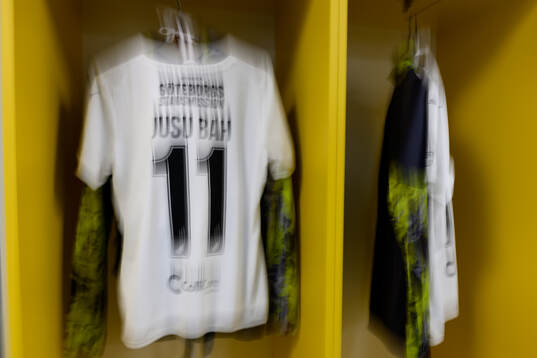 The jersey of Monica Jusu Bah of Häcken