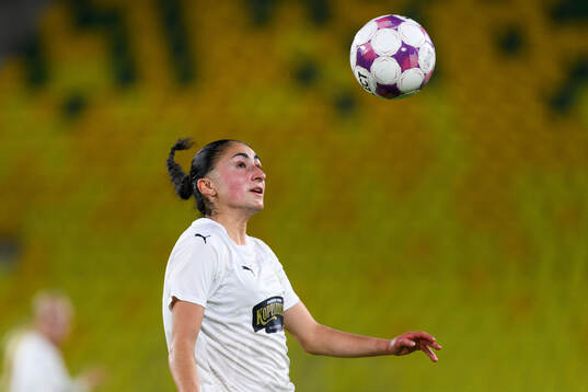 Nesrin Akgun of Häcken uring the UEFA Women's Europa Cup