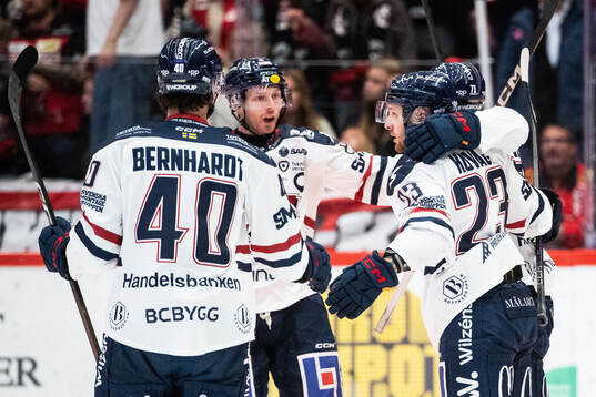 Linköpings Eskild Bakke Olsen jublar