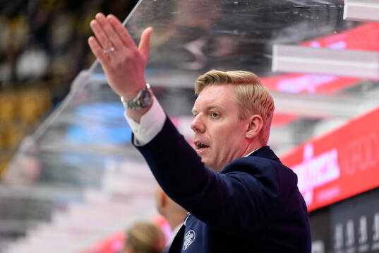 HV71s tränare Anton Blomqvist