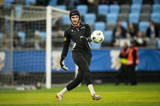 Mjällbys målvakt målvakt Noel Törnqvist