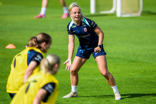 Emilie Woldvik of the women's national football team of