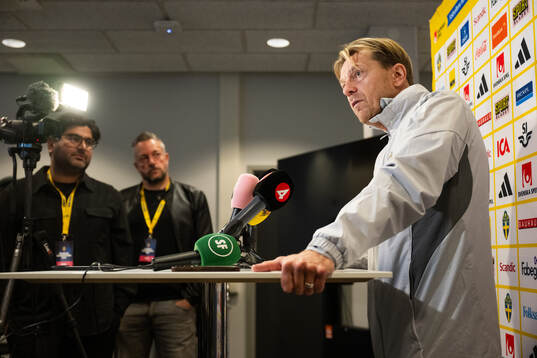Head coach Tony Gustavsson of the Swedish women's national