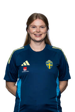 Assistant Team Manager Clara Nordin of the Swedish women's