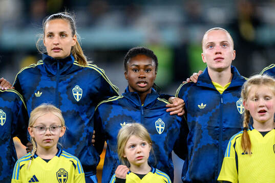 Nathalie Björn, Monica Jusu Bah and Anna Sandberg of