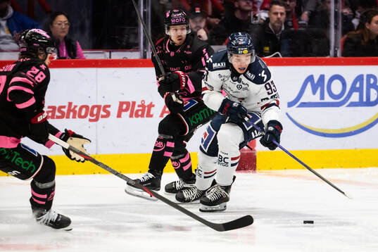 Örebros Kalle Kossila och Linköpings Oliver Johansson