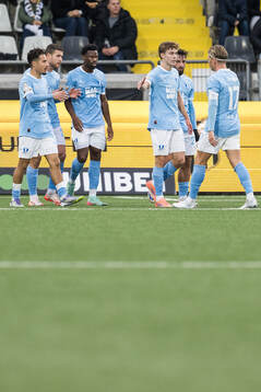 Malmö FFs Hugo Bolin jublar