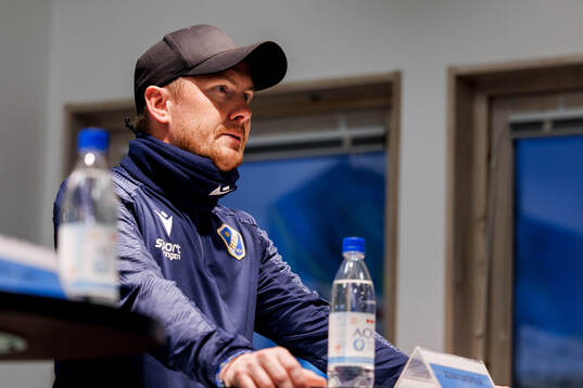 Halmstads tränare Johan Lindholm