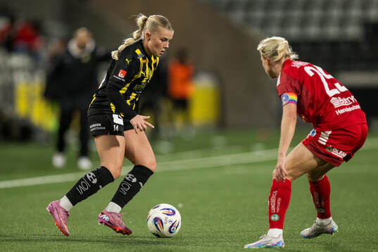 Häckens Matilda Nildén och Linköpings Jonna Andersson