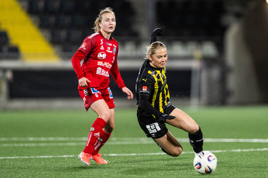 Linköpings Noor Eckhoff och Häckens Paulina Nyström
