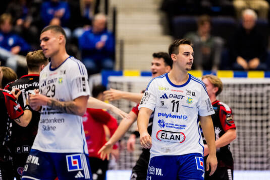 Ystad IFs Liam Hultberg och Lowe Nilsson deppar