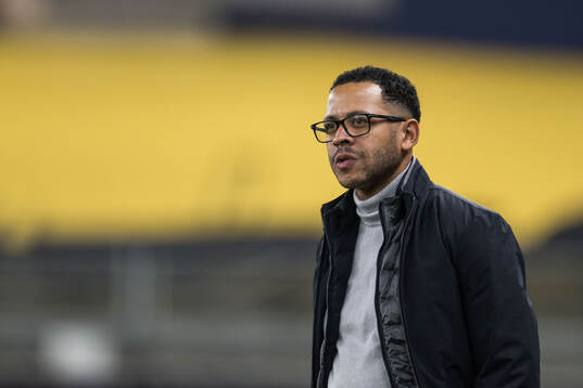 Coach Liam Rosenior of Strasbourg